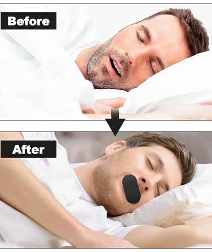Image of 30 Pcs Sleep Strips Mouth Tape for Sleeping - Anti-Snoring Strips for Nose Breathing, Snore Reduction & Better Sleep | Hypoallergenic Adhesive Mouth Stickers for Kids & Adults (30 Pcs Strips)