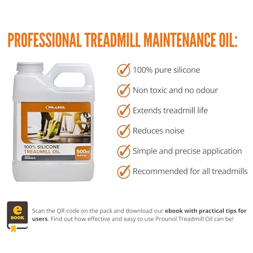 Prounol 100% Pure Treadmill Silicone Oil - 500ml Bottle