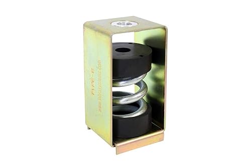 Aislador de vibraciones de resorte/colgador, HB-S, carga - 250 libras, paquete de 4 perchas