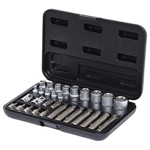 KS Tools 911.4301-1 TX-Steckschlüssel- und Bit-Satz, 30-tlg.