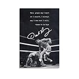 ボクシング オスカー・デ・ラ・ホーヤ サイン入りポスター ポスター 装飾画 キャンバス 壁アート リビングルーム ポスター 寝室 絵画 フレームなしスタイル 08x12インチ(20x30cm)