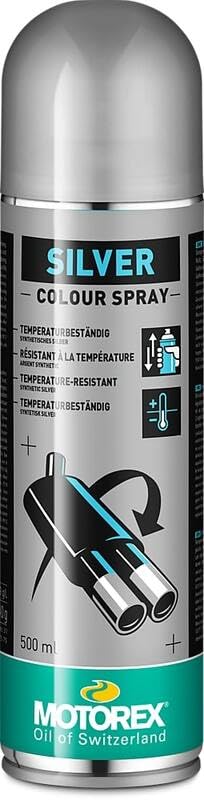 Bombe de peinture vernis argent colour spray Motorex 500 ml multiusage