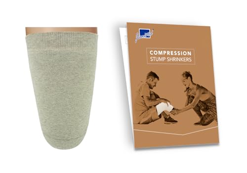 Image of X-Static Prosthetic Stump Shrinkers - Above Knee, 35cm, Amputee Sock, 15-20, Silver Yarn, Daily, Taiwan Excellence S /M