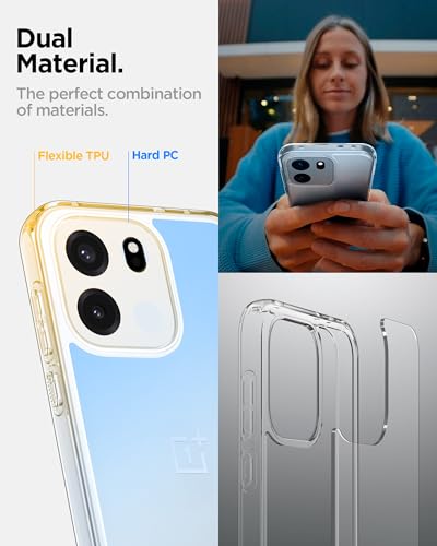 Image of Spigen Ultra Hybrid | OnePlus Nord CE 6 Case [Transparent] [Air Cushion Protection] OnePlus Nord CE6 Back Cover | TPU+PC - Crystal Clear