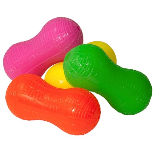 Ruff Dawg Peanut – Floating, Bouncy Fetch Toy for Medium to Large Dogs – Treat-Fillable & Interactive for Outdoor Play, Teething Relief & Exercise
