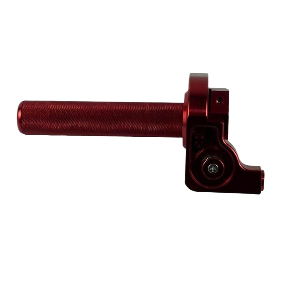 Motorcycle Throttle Handle Cover 22mm Fit Aluminum Material Strength(Red)