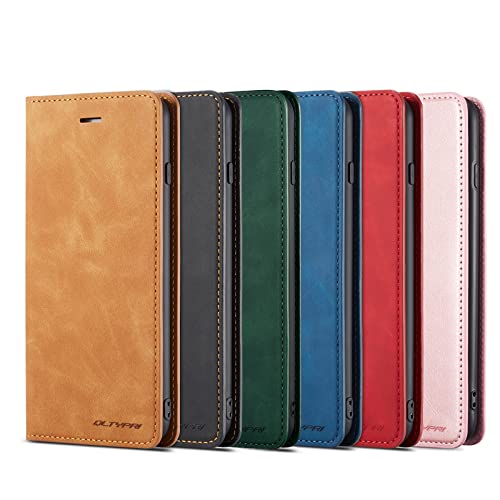 Qltypri 850601 Case For Iphone Se 2022 5G/Iphone Se 2020/Iphone 8/Iphone 7, Premium Pu Leather Cover Tpu Bumper With Card Holder Kickstand Magnetic Adsorption Flip Wallet Case thumb #6