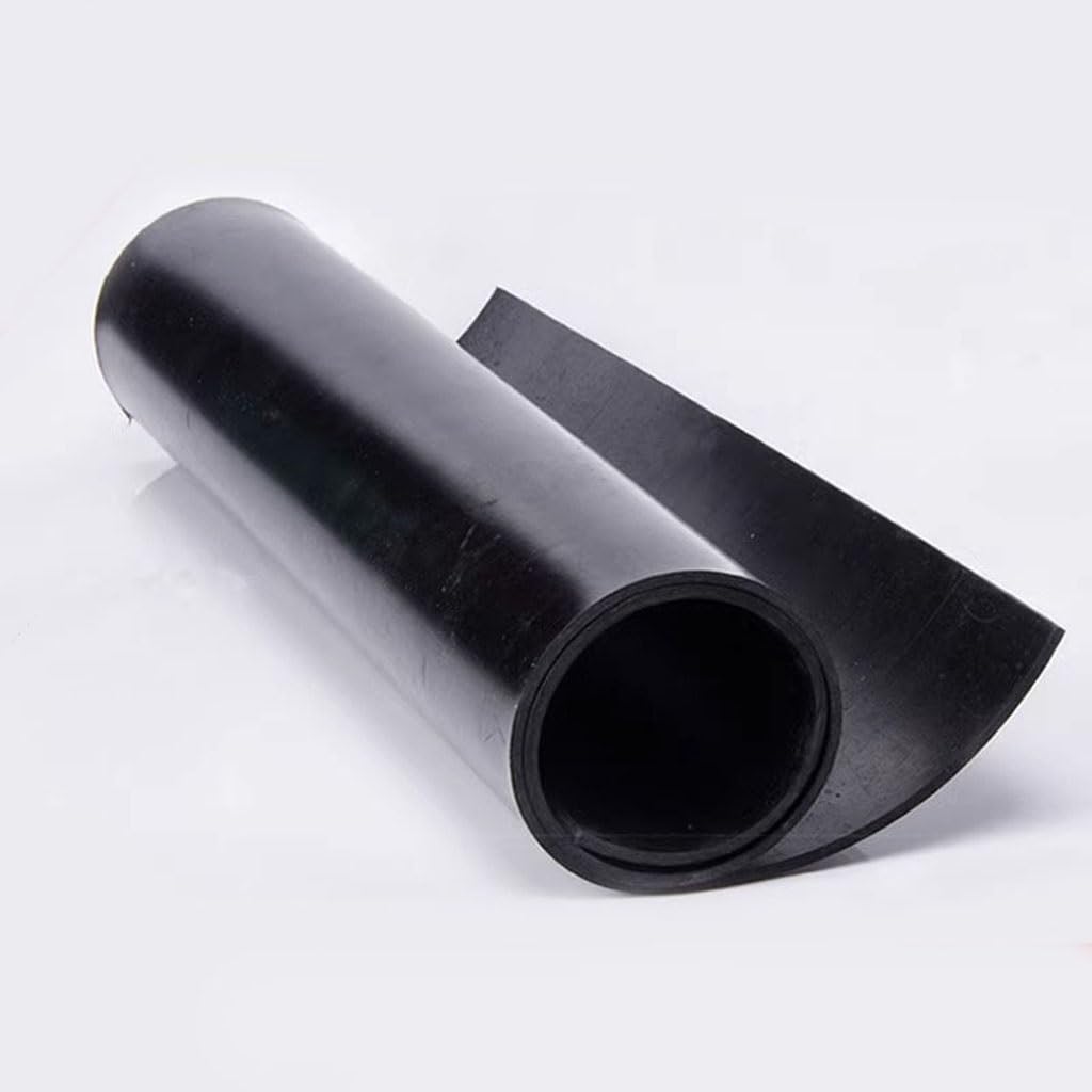 hcaklozgshi 1 Pc FKM Fluorine Rubber Sheet, Viton FPM Plate, Black Acid Alkali Corrosion Resistant Board For Gasket, Industrial Seal & Diesel Application(100x100x2mm)