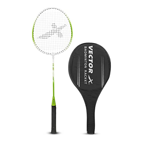 Image of Vector X VXB-80 Badminton Racquet (1 PC Racquet + 3 /4 Cover, Green)