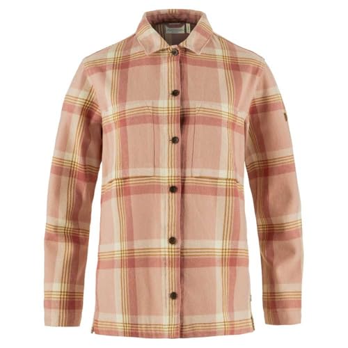 Fjällräven Singi Flannel Overshirt - Women's, Chalk Rose-Dusty Rose, S