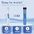 ICEPURE 20 Inch Whole House Pleated Sediment Water Filter Cartridge for Well Water, Replacement for ECP20-20, SPC-25-2020, ECP1-20, ECP5-20, SPC-25-2005, SPC-25-2001, 5 Micron 20" x 2.5", 6PACK