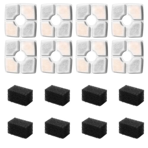 Set de filtros de carbón activo para fuentes de agua para gatos