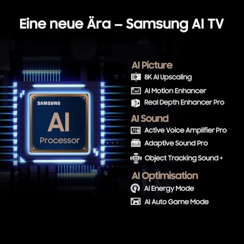 Samsung Neo QLED 8K QN800D Fernseher 85 Zoll, Neo Quantum HDR 8K+, Neural Quantum AI Gen2 Prozessor, AI Upscaling, Smart TV, KI TV, GQ85QN800DTXZG, Deutsches Modell Samsung Neo QLED 8K QN800D Fernseher 85 Zoll, Neo Quantum HDR 8K+, Neural Quantum AI Gen2 Prozessor, AI Upscaling, Smart TV, KI TV, GQ85QN800DTXZG, Deutsches Modell