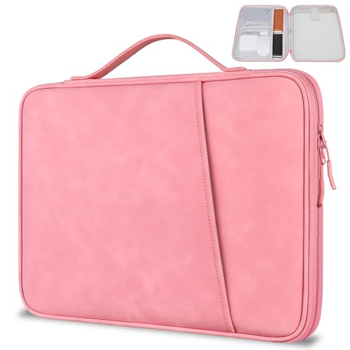 Funda para laptop de 14 pulgadas color rosa miniatura 1