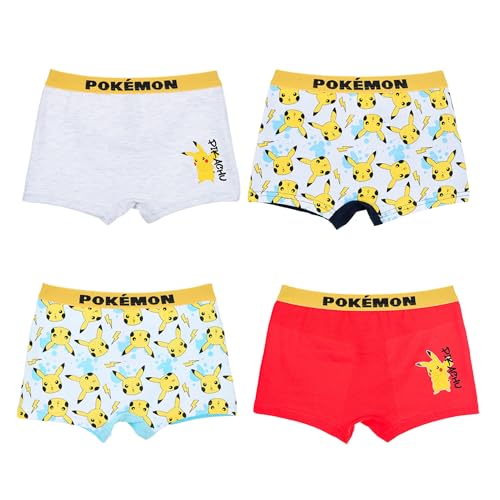 Pokémon Calzoncillos para Niño, Ropa Interior Infantil