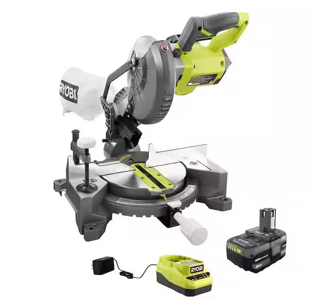 RYOBI 18V ONE+ Cordless Compound Miter Saw
