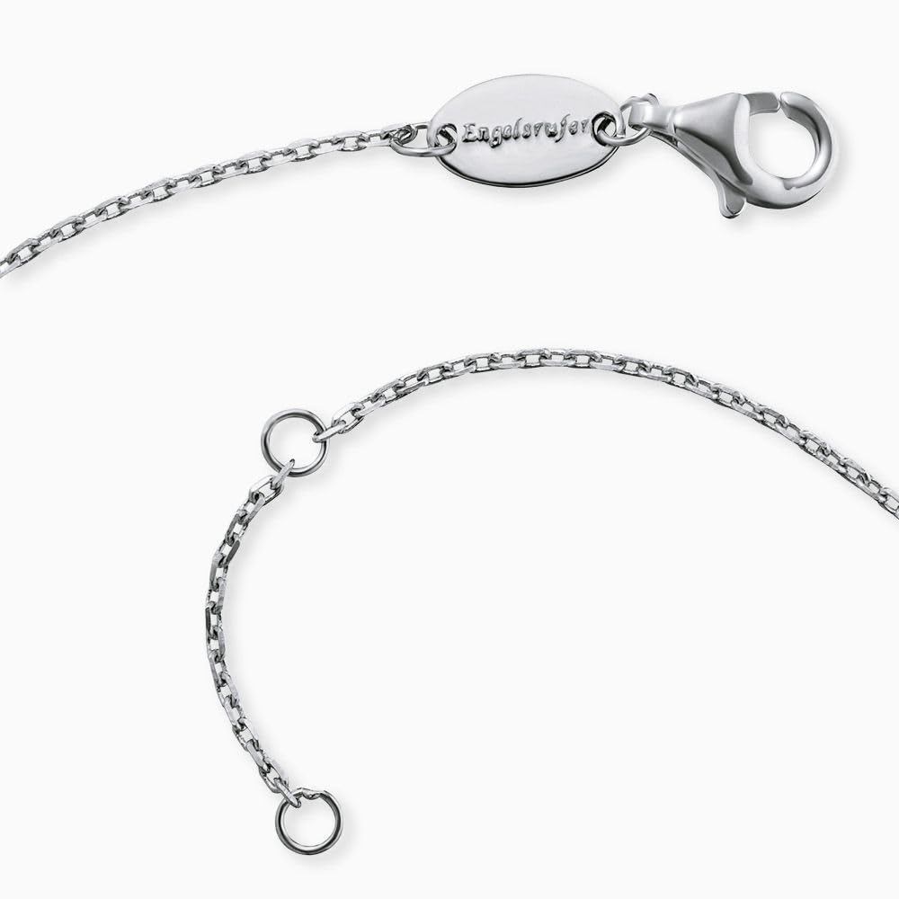 Engelsrufer Damen Armband aus Sterling Silber und Kraftstein - Karabinerverschluss - in zwei Längen verstellbar - nickelfrei