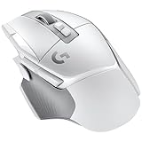 Logitech G 502 x LIGHTSPEED Wireless Gaming Mouse, USB Mouse with Optical/Mechanical Hybrid Switches, Lightforce, Hero 25K Sensor, Compatible with PC, MacOS/Windows, White