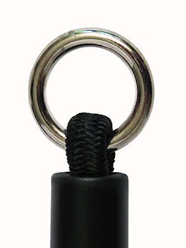 JERK-EASE Patented Shock Absorber Bungee Dog Leash Attachment, Medium (up to 60 pounds), Black