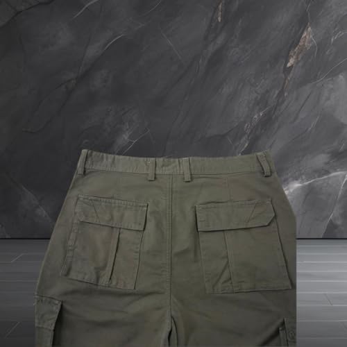 Pantalon cargo multipoches homme coton ample à entrejambe basse - 2