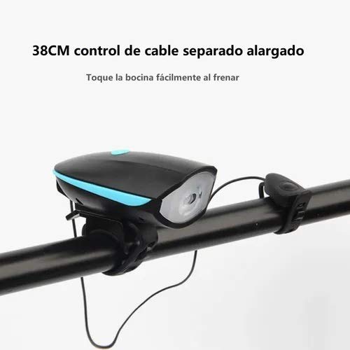 Luz Usb Roja Recargable Para Bicicleta + Luz Trasera