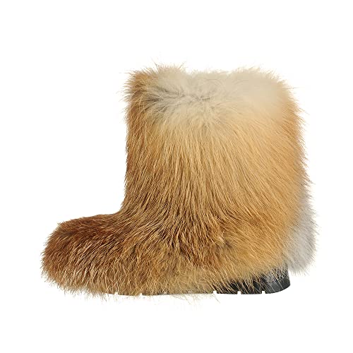 Boy's fox winter boots,red fox fur toddler boots, unisex snow boots, kids mukluks, yeti boots for kids, children winter shoe, kids boots3