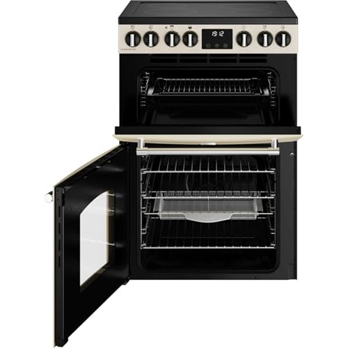 Belling Farmhouse 60E 60cm Electric Cooker with Ceramic Hob - Cream - A/A Rated - Image 3