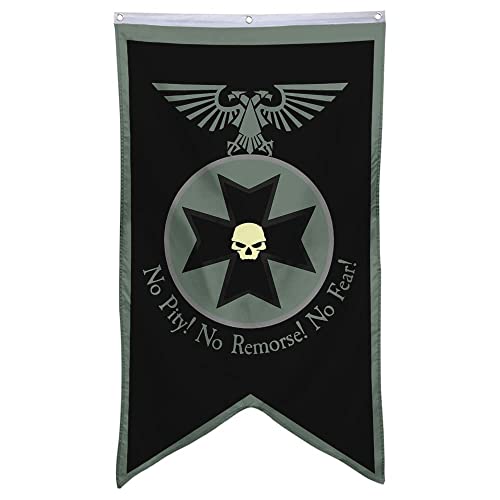 Yanbooch Bandeira de templários pretos, bandeira de homem, caverna, quarto, casa, escritório, festa, decoração de 76 x 127 cm