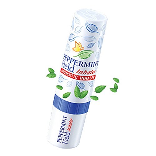 Peppermint Field Aromatic Nasal Inhaler Relief Cold Dizzy & Sinus Congestion Made in Thailand (6 Tubes)