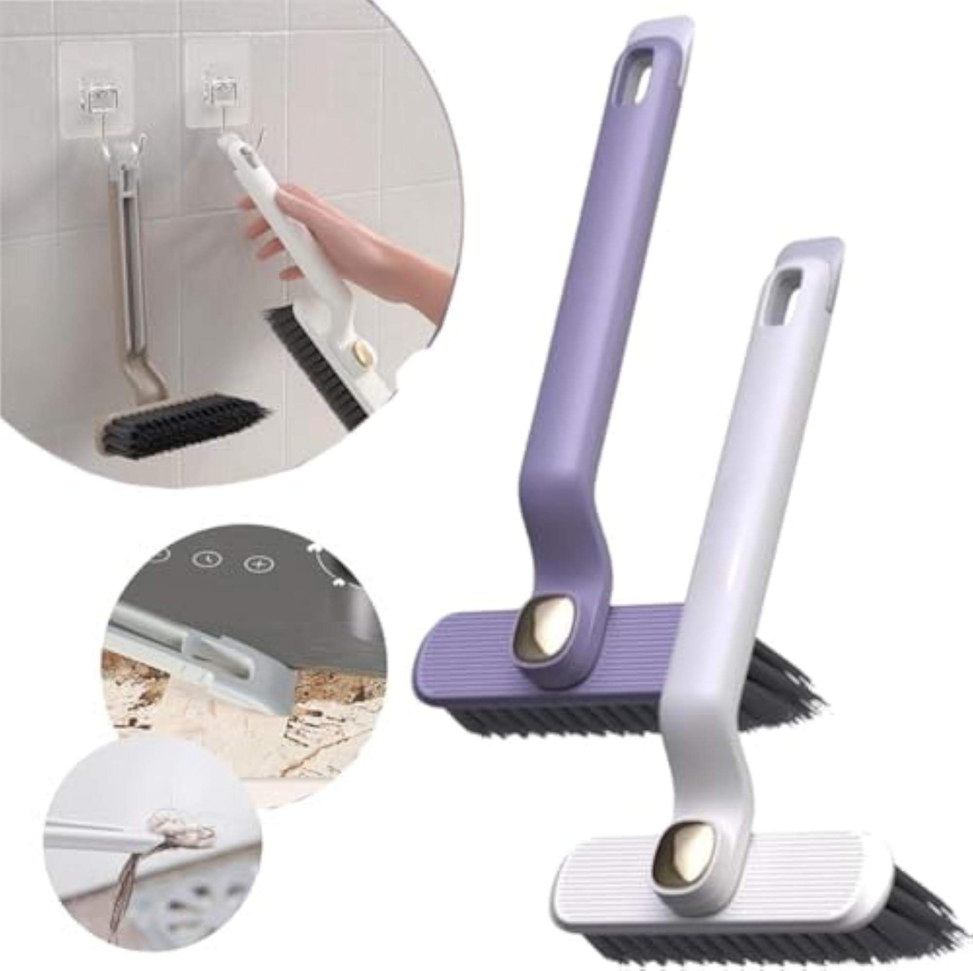 Multi-Function Bathroom Plastic Cleaning Brush