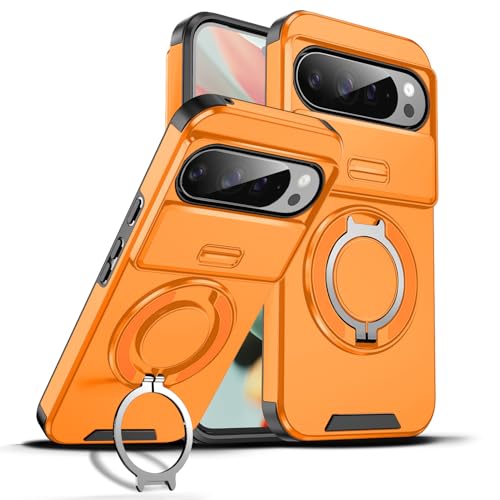 Coque Google Pixel 10 Pro XL 6,8 pouces 2025 antichoc magnétique avec anneau et cache objectif
