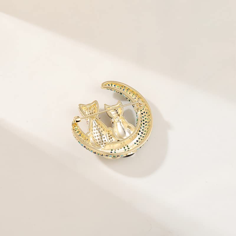 Image of Pearl Flower Brooch and Pins for Women Large Gold Luxury Elegant Pin Christmas Gift Jewelry