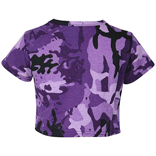 Girls Top Selfie Camouflage Trendy and Fashion Crop Tops Age 5 6 7 8 9 10 11 12 13 Years2