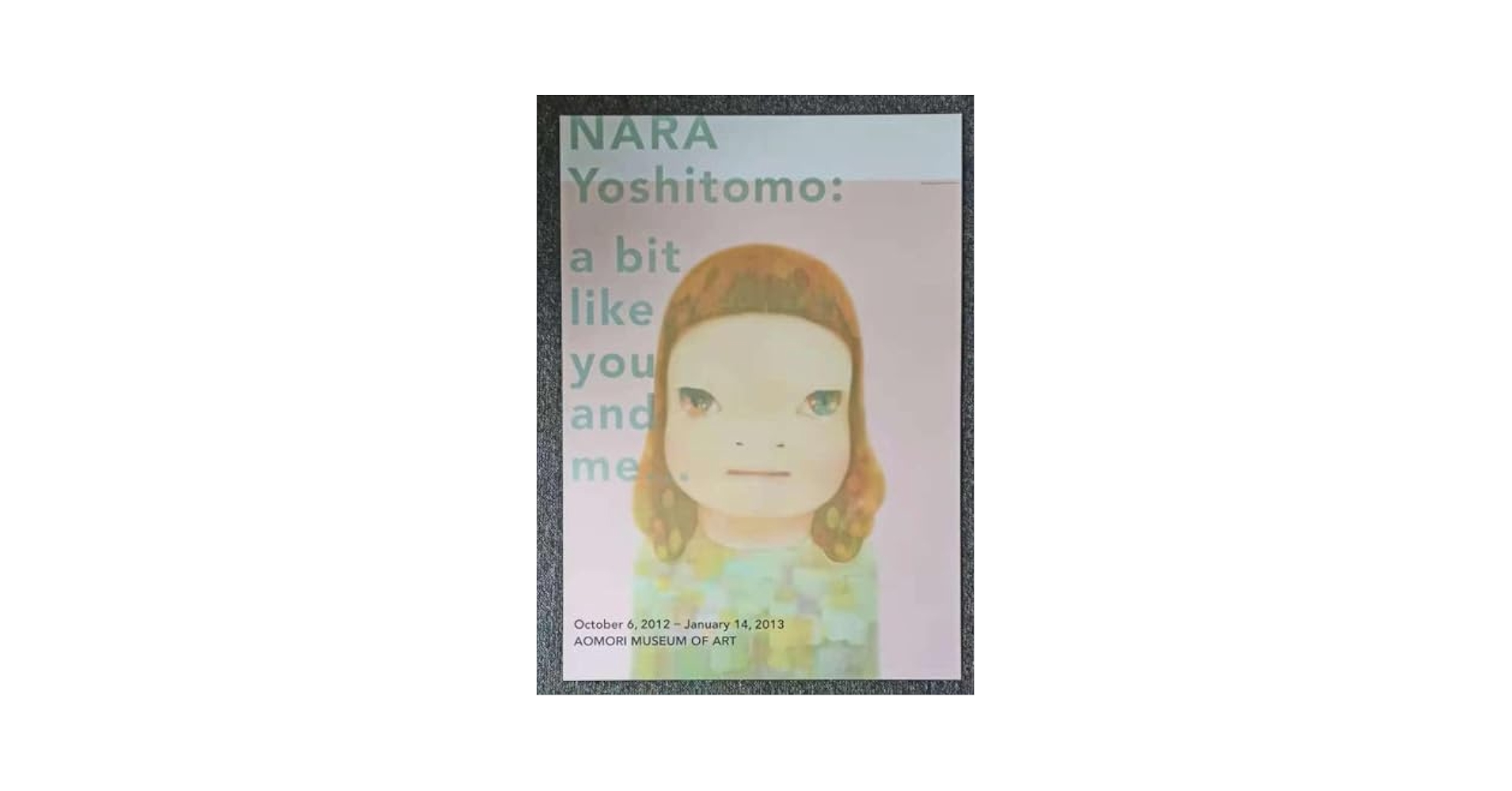 Amazon.co.jp: 奈良美智 Miss Sprig 春少女ポスター Yoshitomo
