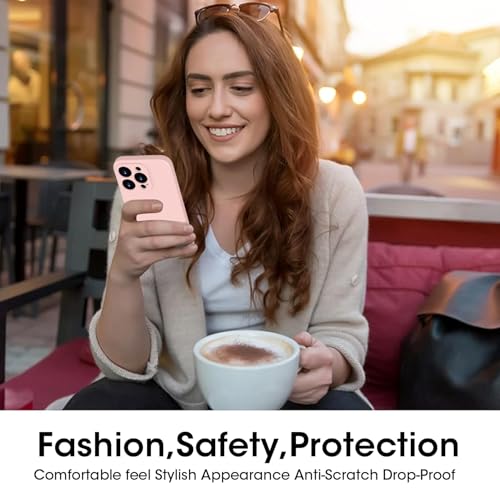 Coque silicone iPhone 13 Pro rose KPPIT antichoc en gel souple