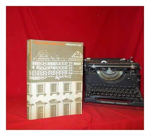 Lloyd: A ∗history Of The English House∗ (pr Only)