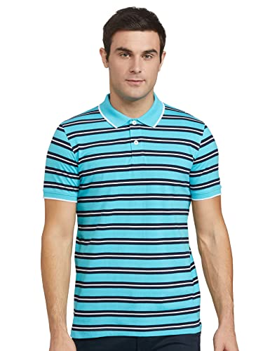 Image of Max Men Striped Slim Fit Polo T-Shirt