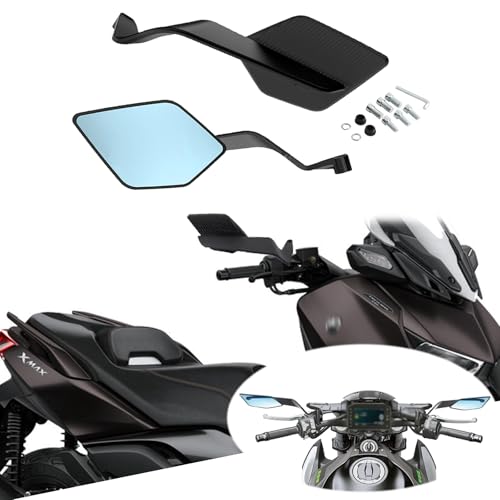 HUANGCJCJ For Nマックス NMAX 155 NMAX 125 エックスマックス XMAX 300 X-MAX 250 XMAX 125 XMAX400 2025 改造アクセサリー 調整可能なバックミラー ウィンドウィング リフレクター スポイ