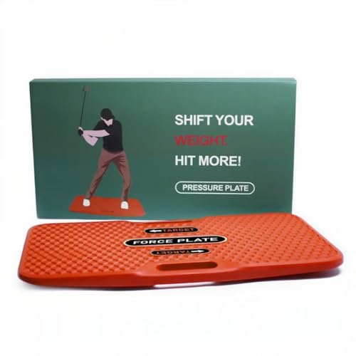 ZFYOUNG Golf Balance Board Golf Swing Training Aid to Weight Shift Improved Golf Game Swing Trainer Pressure Plate for Increased Power & Control – Teaching Tool for Club Practice & Drills