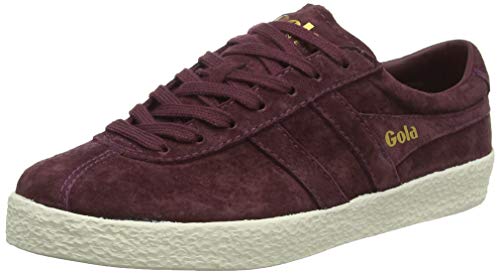Gola Damen Trainer Suede Sneaker, Rot (Windsor Wine/Off White DR), 36 EU