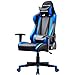 Produktbild GTPLAYER Gaming Stuhl Bürostuhl Zocker Gamer Ergonomischer Stuhl Einstellbare Armlehne Einteiliger Stahlrahmen Einstellbarer Neigungswinkel blau