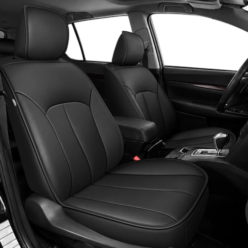 Housses de siège Subaru Outback 2010-2014 en cuir noir