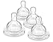Philips Avent Slow Flow Nipple, 4pk, SCF422/47, Clear