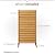 6.1ft H x 3.1ft W (1 Panel) Freestanding or Surface Mounted Enclo Privacy Screen, Wood Fence Screen, Outdoor or Indoor Decorative Privacy Panel, Great for Balcony, Patio, Deck, AZ18031