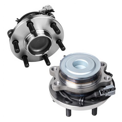 KUSATEC 515064 2WD/RWD Front Wheel Bearing and Hub Assembly Fit for Nissan Frontier 2005-2018, Pathfinder 2005-2012, Xterra 2005-2015, Suzuki Equator 2009-2012, 6 Lug Bolts w/ABS, 2PCS by KUSATEC - Used condition - US$81.81