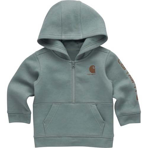 Image of Carhartt Kid's CA6273 Long-Sleeve Half-Zip Sweatshirt - Boys