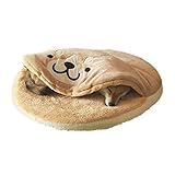 Rutschfester und feuchtigkeitsbeständiger Boden: Der Boden besteht aus Oxford-Stoff, ist feuchtigkeitsbeständig, erhöht die Reibung und ist ein ideales Haustierbett für den Innenbereich