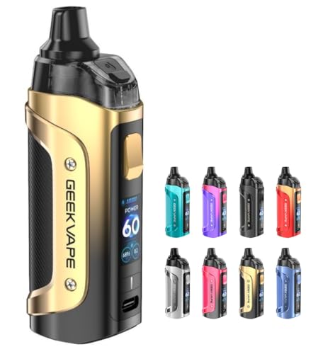 M[NxCv Aegis Boost 3 Pod X^[^[Lbg Mod Kit 3000mAh (Max 60w) 5ml C[WX u[Xg3 |bh dq^oR Vape xCv (Midnight Gold)
