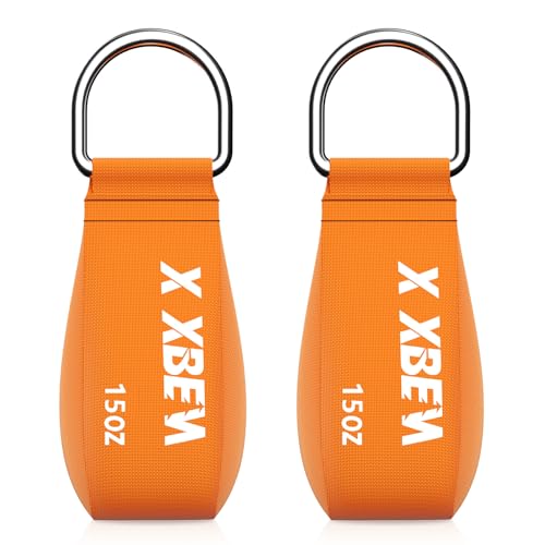 X XBEN 2 Pack Arborist Throw Weight Bag 15oz – Aerodynamic Design with Tear-Resistant Fabric & Bright Green Color for High Limb Throwing, Tree Climbing, Camping