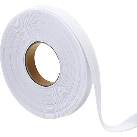 Jetec 1/2 Inch Double Fold Bias Tape for Sewing (White,10 Yards) Cover